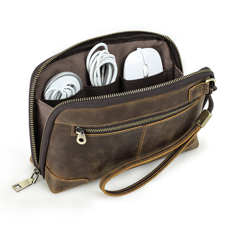 Electronics Gadgets In China - Borsa Organizer Elettronica in Vera Pelle