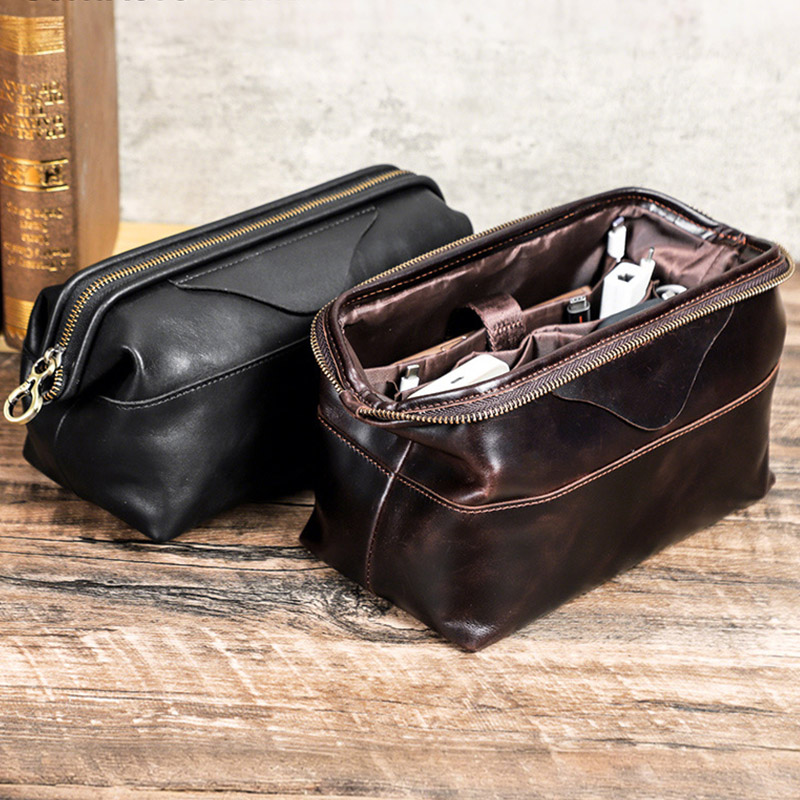 Electronics Gadgets In China - Borsa Organizer Elettronica in Vera Pelle,