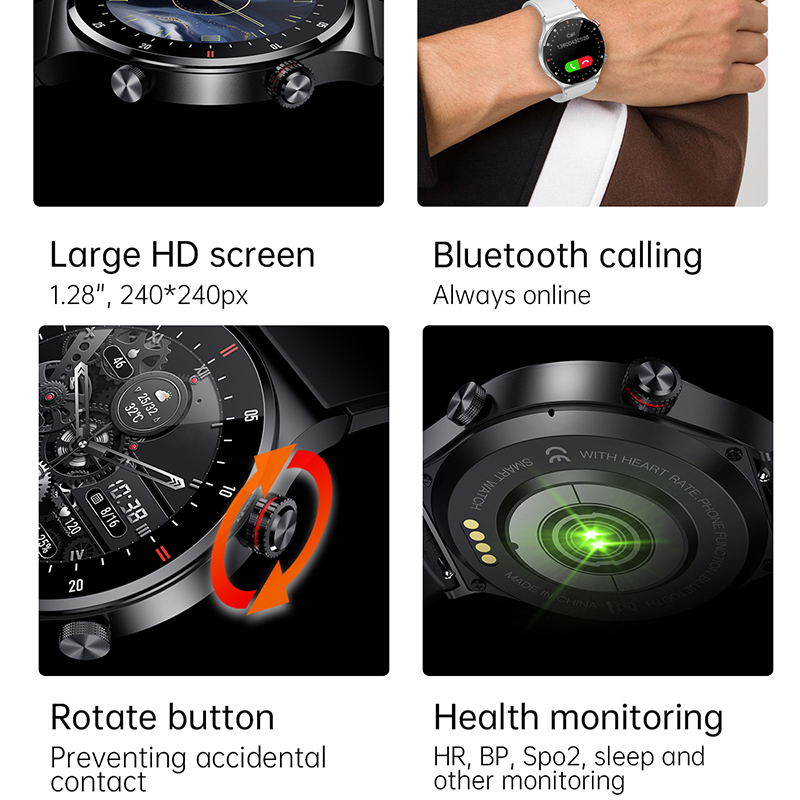 Smartwatch ECG+PPG con Chiamat - Electronics Gadgets For Men recensione e prezzo