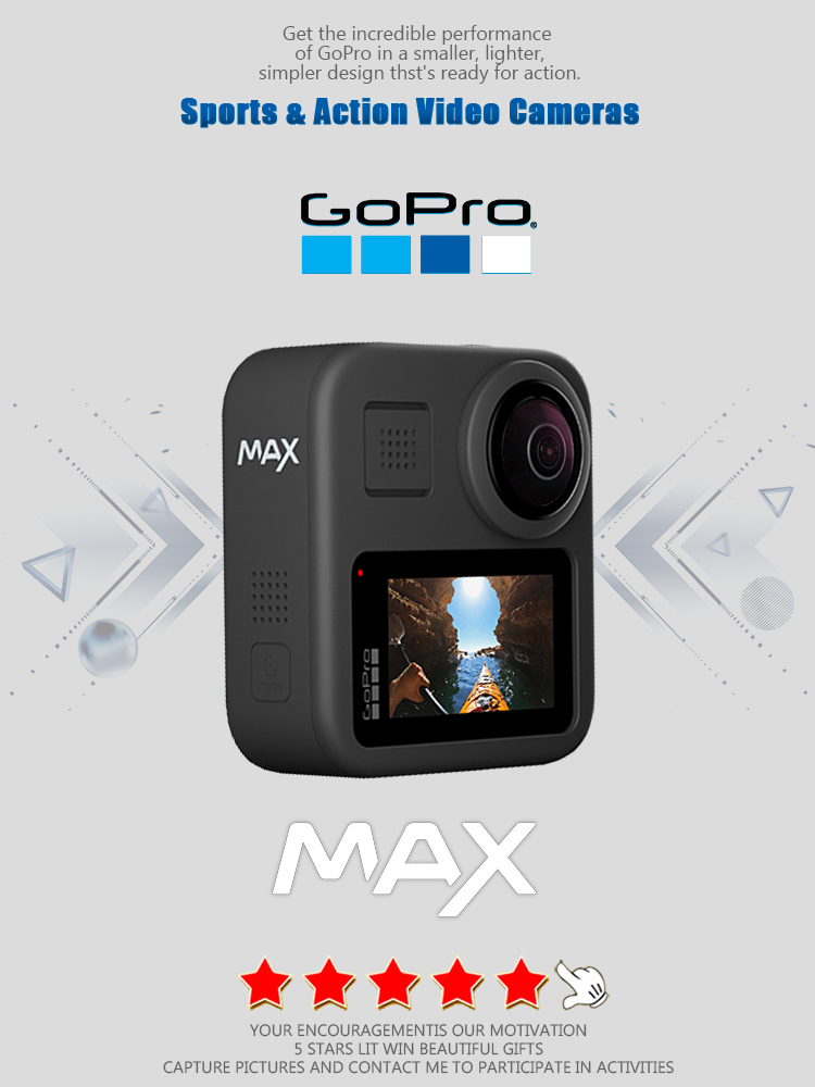 GoPro MAX 360 Action Camera co - Unique Electronics Gadgets recensione e prezzo