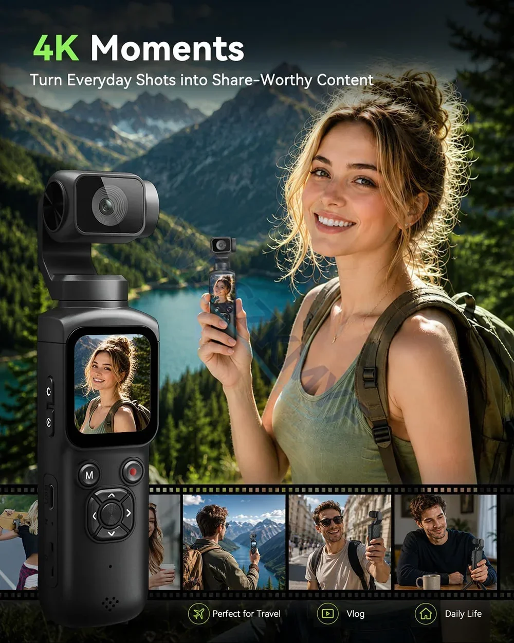 330 °   Telecamera d'azione po - Unique Electronics Gadgets recensione e prezzo