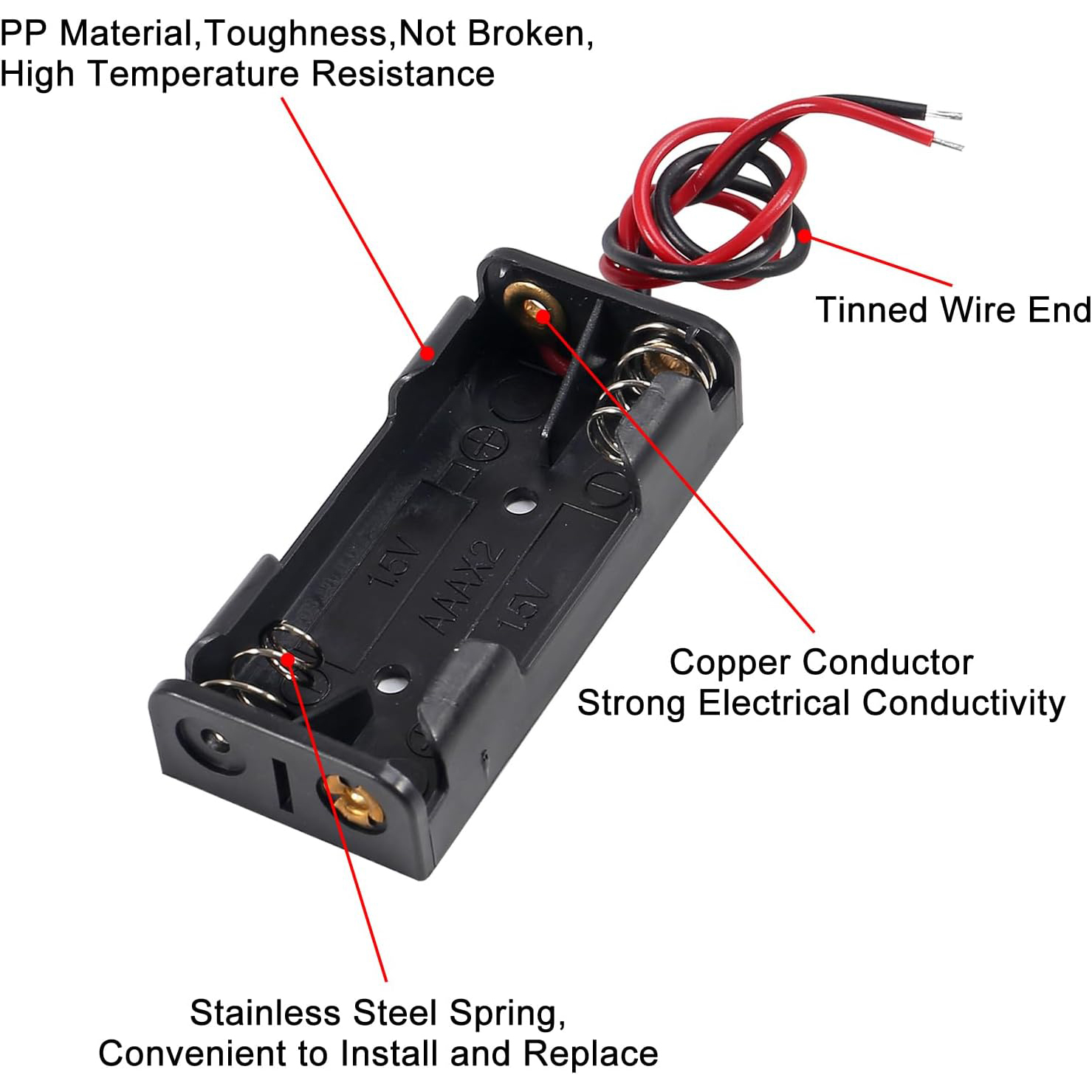 Supporto per batteria AAA da 1 - Unique Electronics Gadgets recensione e prezzo