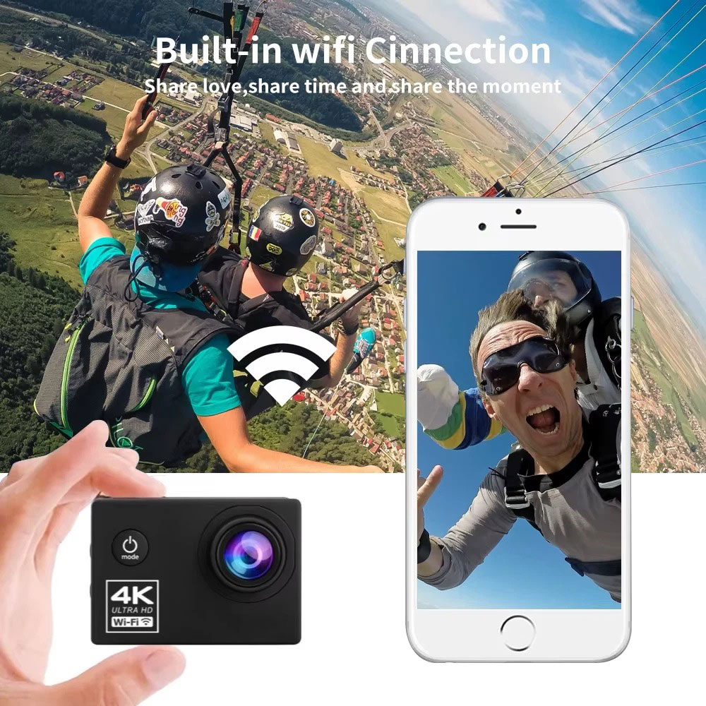 Action Camera 4K WiFi Mini Imp - Unique Electronics Gadgets recensione e prezzo